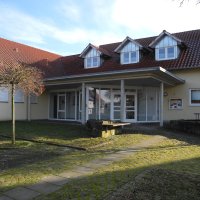 Außenansicht Dorfgemeinschaftshaus Pfieffe