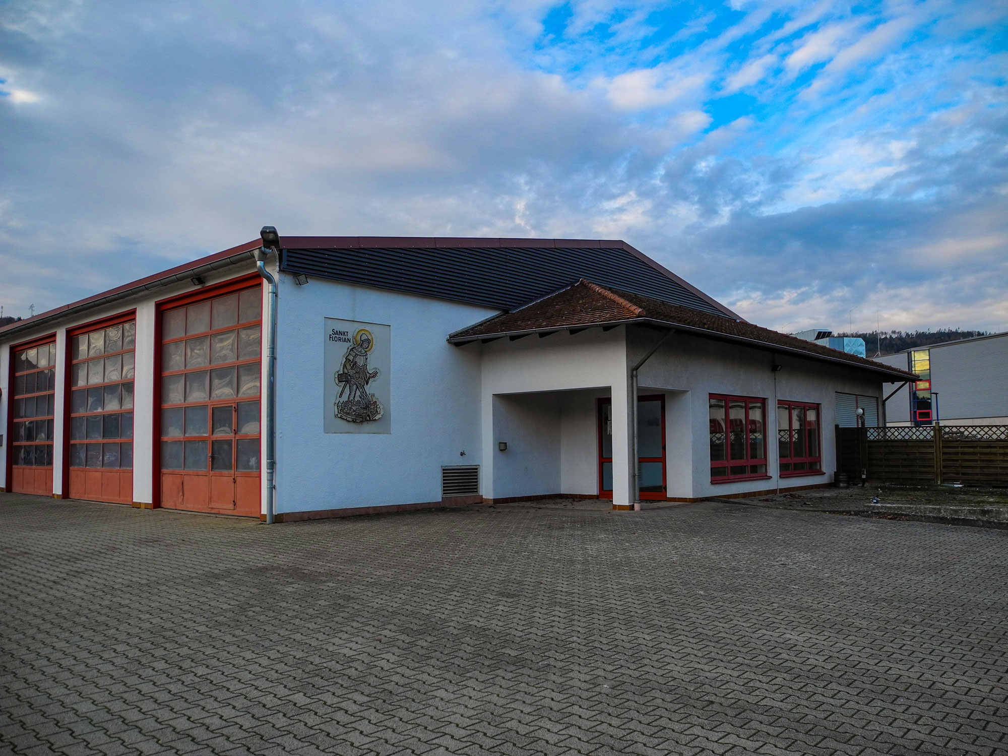 Ansicht Feuerwehrstützpunkt