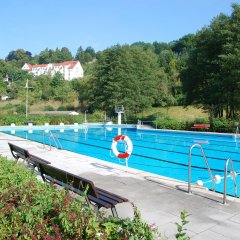 Schwimmerbecken des Freibades