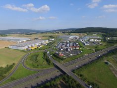 Luftaufnahme des Industriegebietes