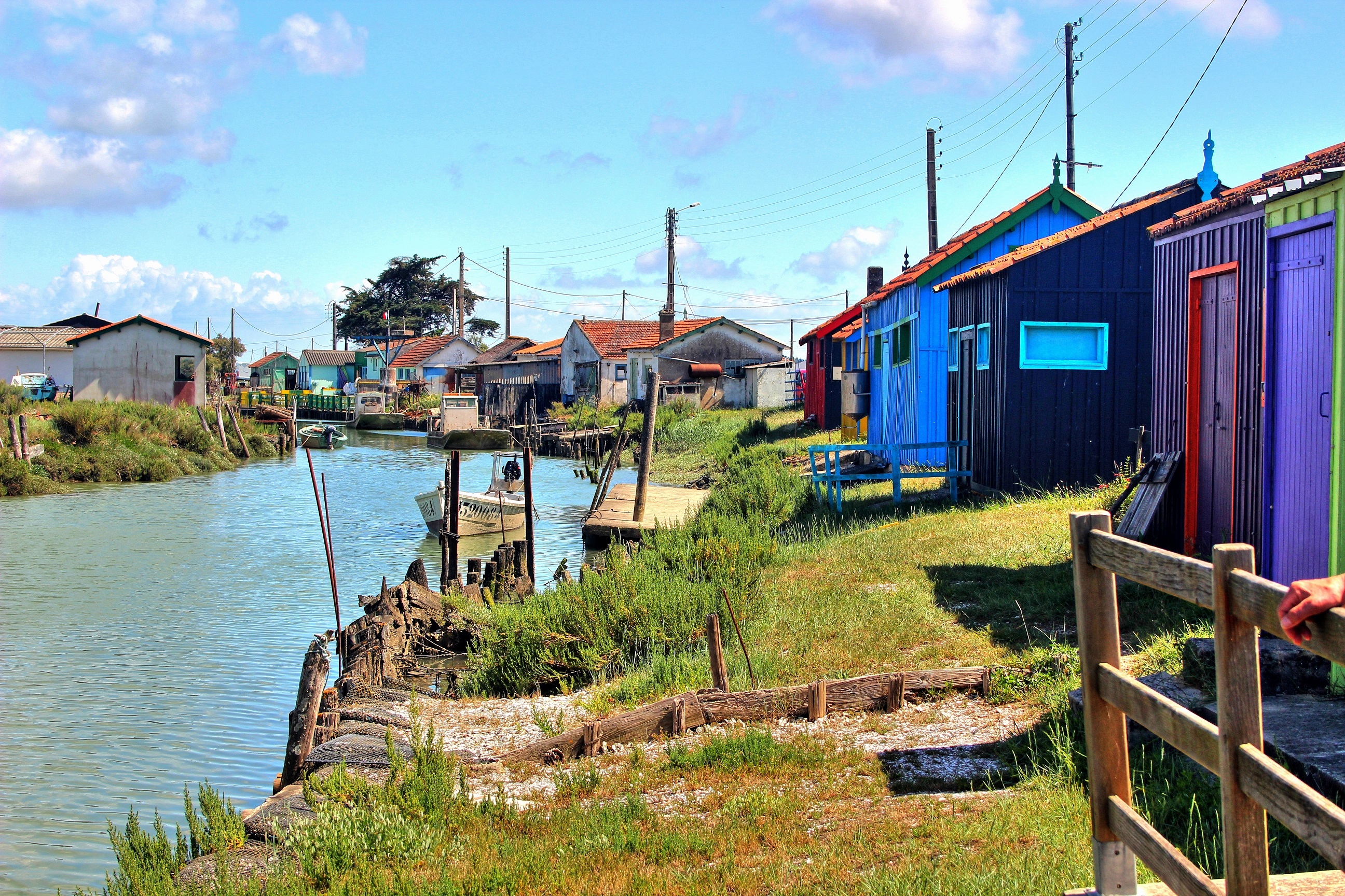Hütten der Austerfischer auf der Île d’Oléron
