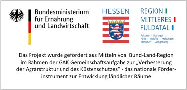 Logo der Fördermittelgeber - Bund, Land und Region