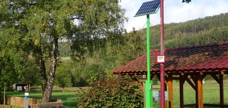 E-Bike Ladestation am Spielplatz in Mörshausen